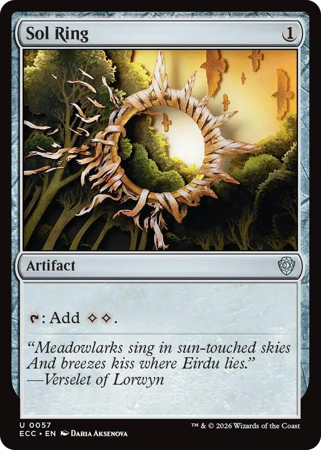 0057 Sol Ring (0057) U Commander: Lorwyn Eclipsed
