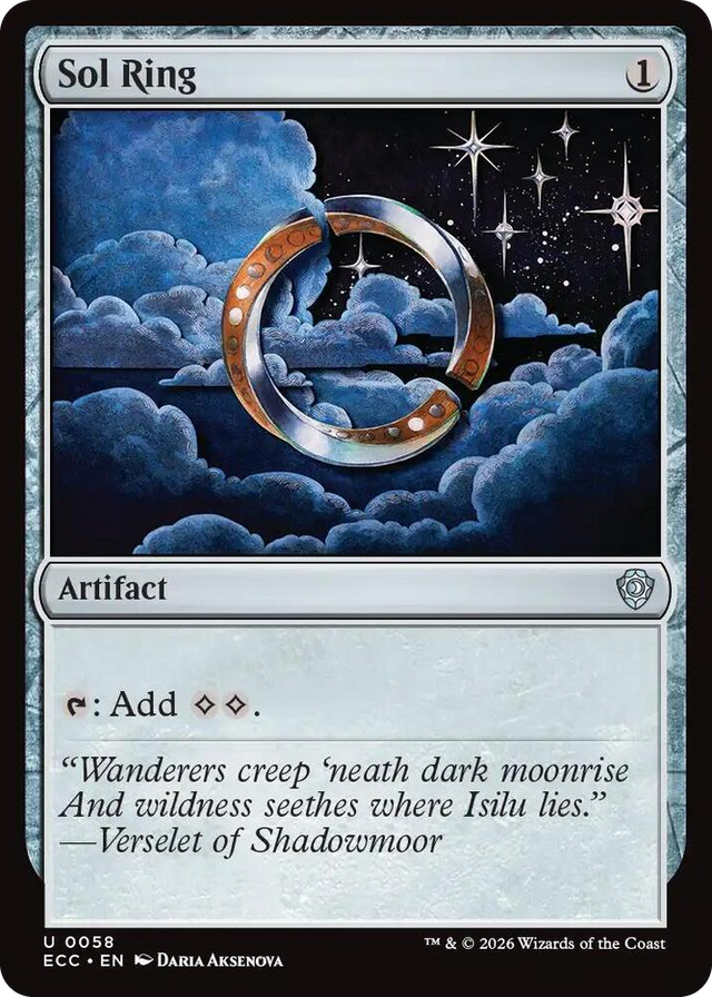 0058 Sol Ring (0058) U Commander: Lorwyn Eclipsed