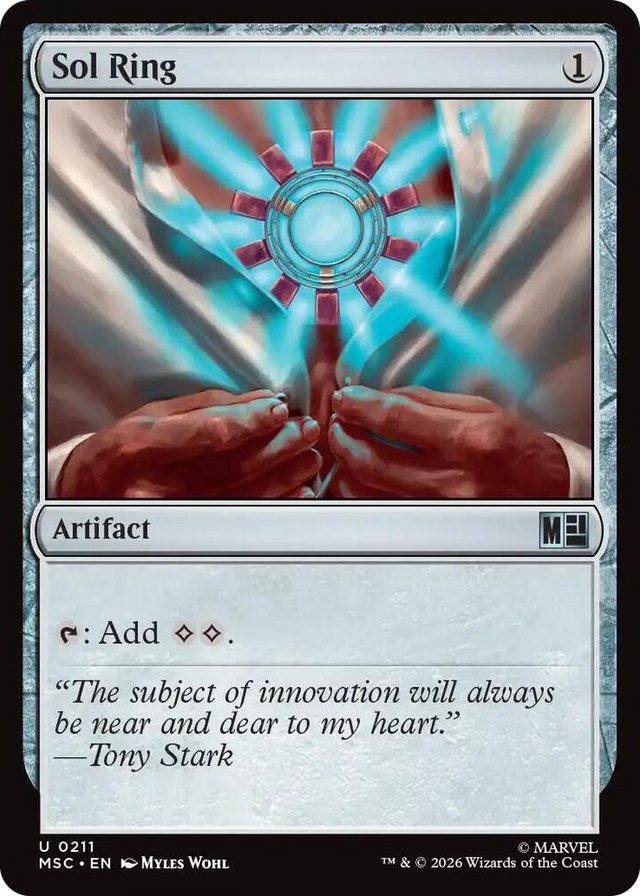 0211 Sol Ring (0211) U Commander: Marvel Super Heroes