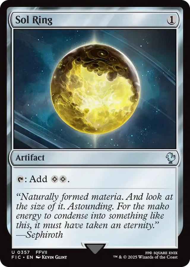 0357 Sol Ring (0357) U Commander: FINAL FANTASY