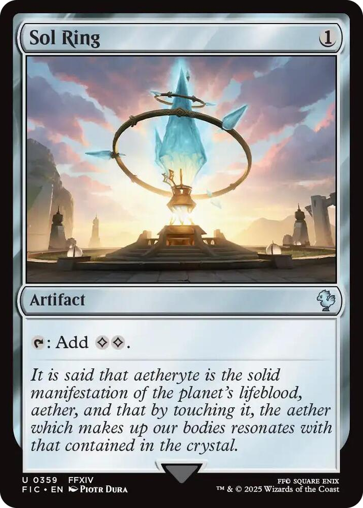 0359 Sol Ring (0359) U Commander: FINAL FANTASY