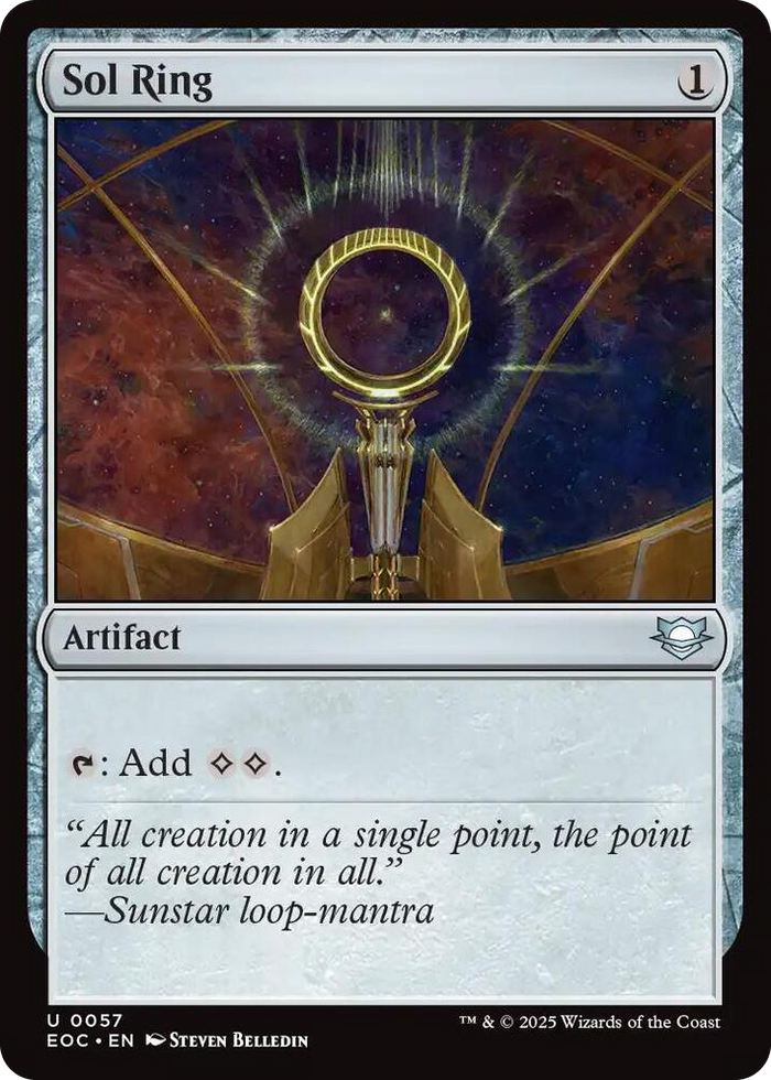 Sol Ring #57 U - Commander: Edge of Eternities Pokemon card