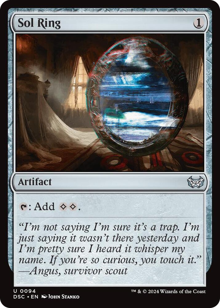 0094 Sol Ring U Commander: Duskmourn: House of Horror