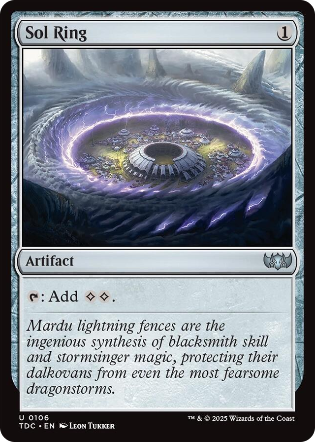 0106 Sol Ring U Commander: Tarkir: Dragonstorm