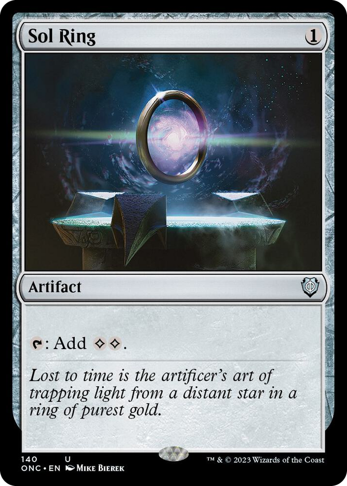 Sol Ring #140 U - Commander: Phyrexia: All Will Be One Pokemon card