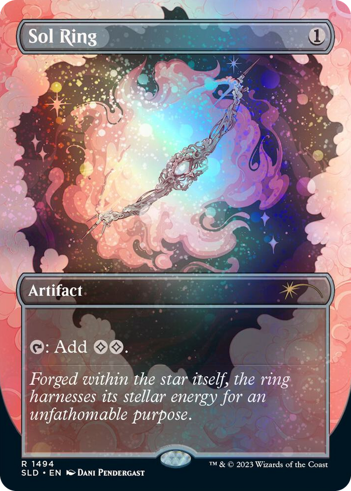 Sol Ring (1494) (Galaxy Foil) #1494 R - Secret Lair Drop Series Pokemon card