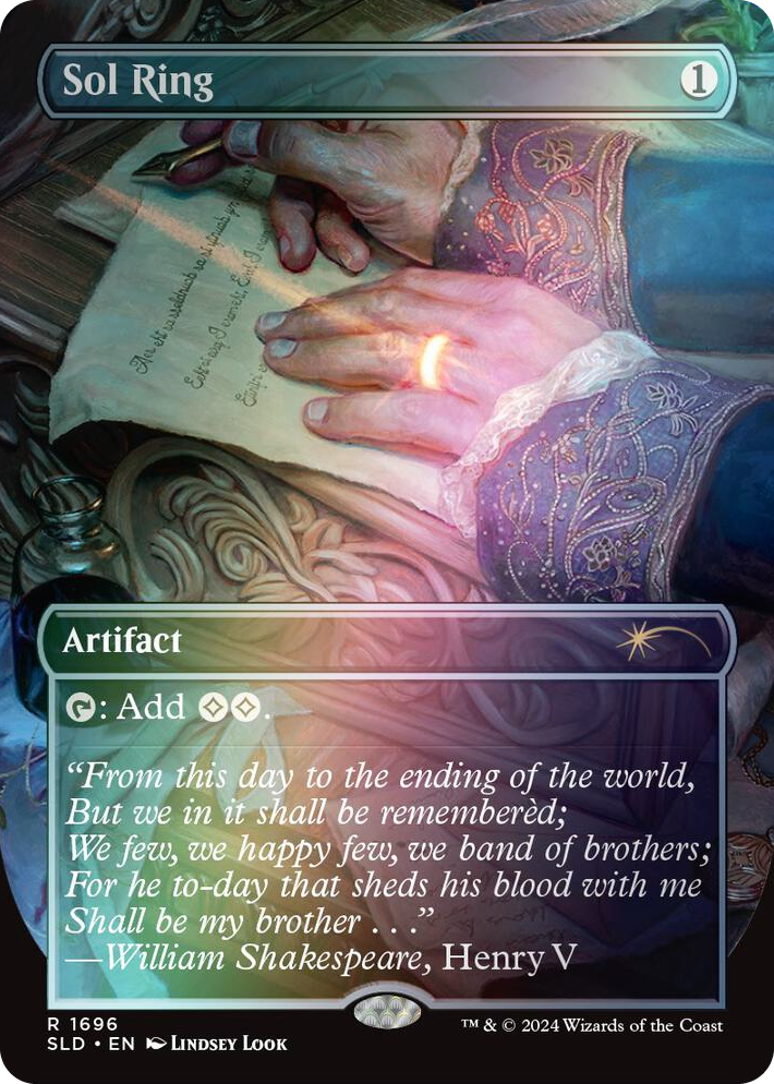 1696 Sol Ring (1696) (Rainbow Foil) R Secret Lair Drop Series