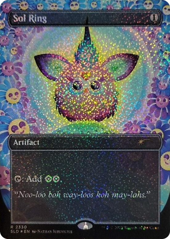 Sol Ring (2330) (Confetti Foil) #2330 R - Secret Lair Drop Series Pokemon card