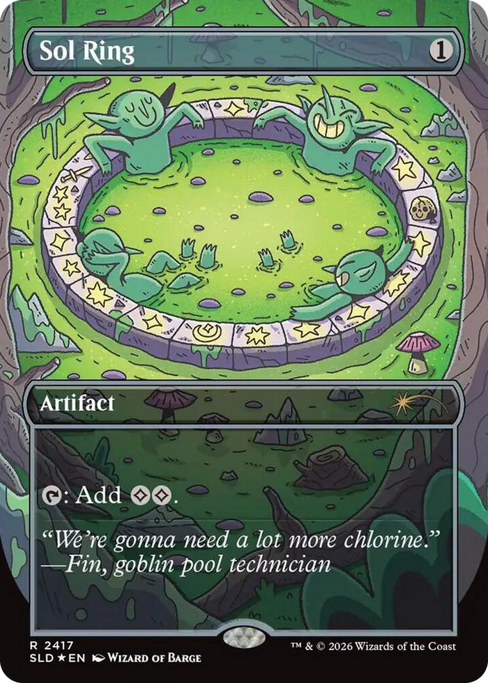 Sol Ring (2417) #2417 R - Secret Lair Drop Series Pokemon card