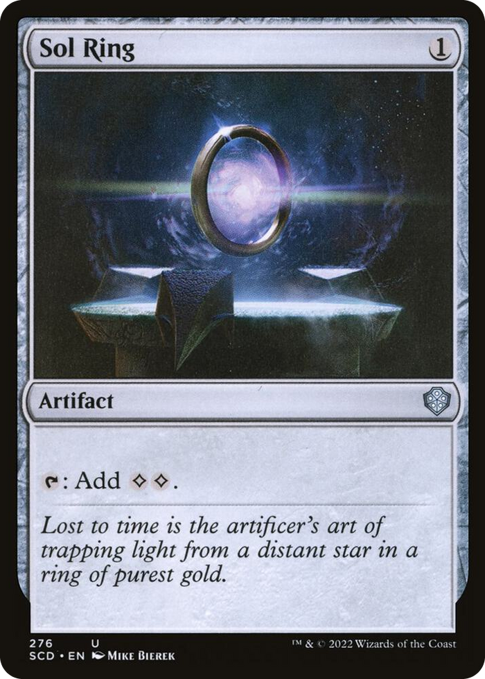Sol Ring #276 U - Starter Commander Decks Pokemon card