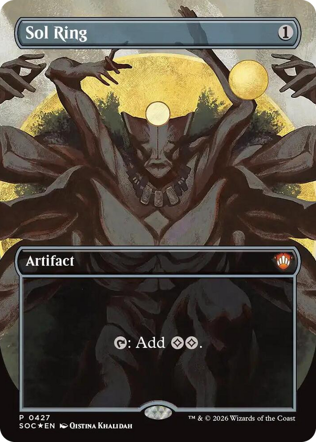 0427 Sol Ring (Borderless) P Commander: Secrets of Strixhaven