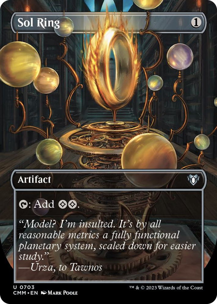 0703 Sol Ring (Borderless) U Commander Masters