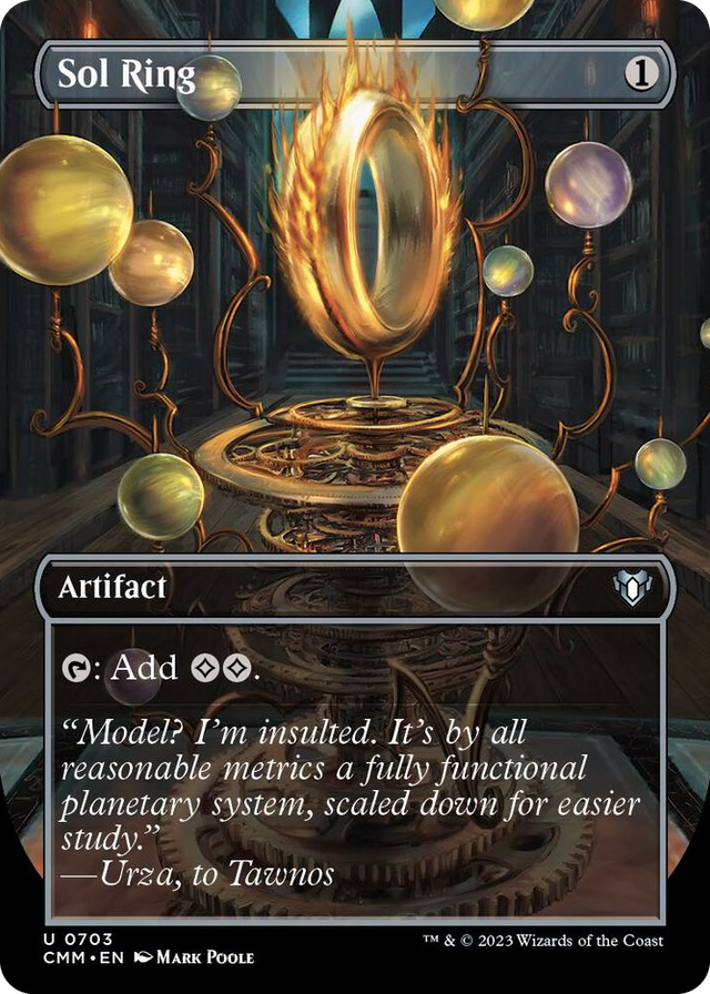 0703 Sol Ring (Borderless) U Commander Masters