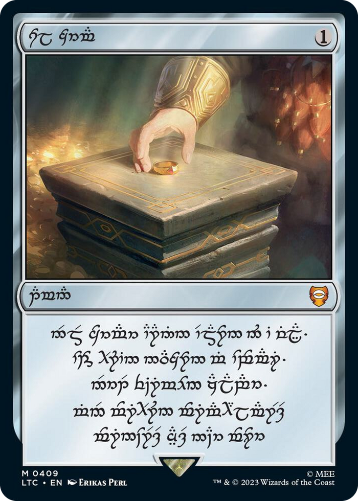 Sol Ring - Dwarven (0409) #409 M - Commander: The Lord of the Rings: Tales of Middle-earth Pokemon card