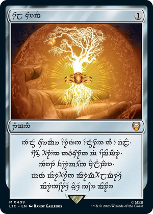 0408 Sol Ring - Elven (0408) M Commander: The Lord of the Rings: Tales of Middle-earth