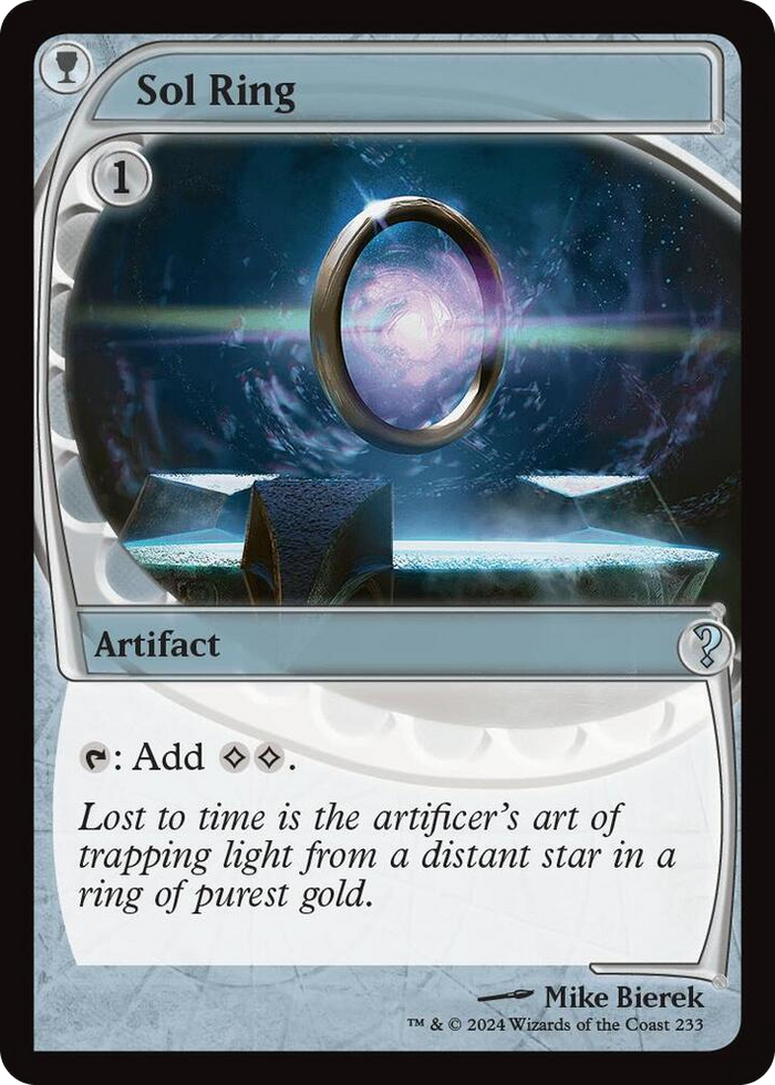 Sol Ring (Future Sight) #233 U - Mystery Booster 2 Pokemon card