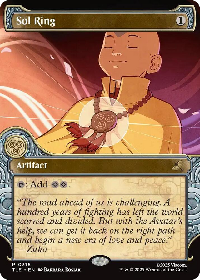 0316 Sol Ring (Showcase) P The Last Airbender: Eternal-Legal