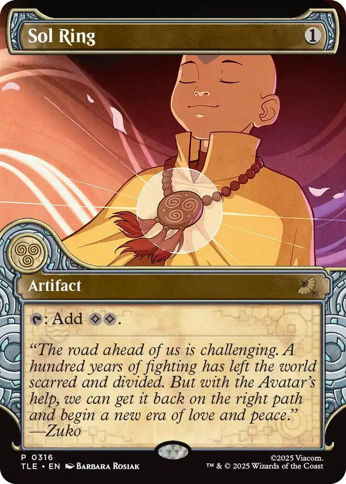 Sol Ring (Showcase) #316 P - The Last Airbender: Eternal-Legal Pokemon card