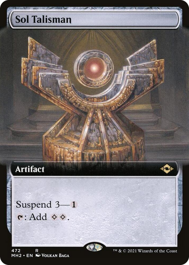0472 Sol Talisman (Extended Art) R Modern Horizons 2