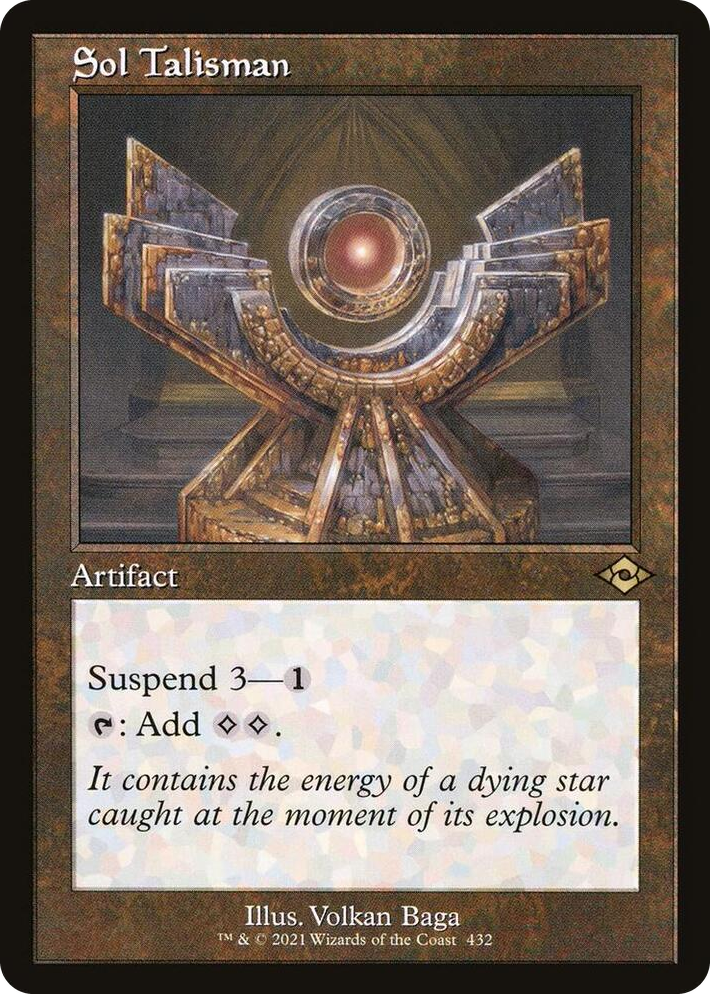 0432 Sol Talisman (Retro Frame) R Modern Horizons 2