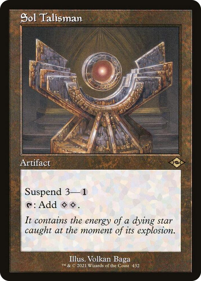 0432 Sol Talisman (Retro Frame) R Modern Horizons 2