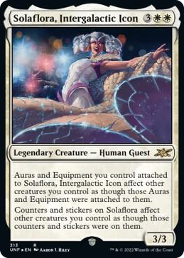 0313 Solaflora, Intergalactic Icon (Galaxy Foil) R Unfinity