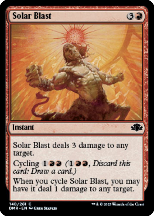 0140 Solar Blast C Dominaria Remastered
