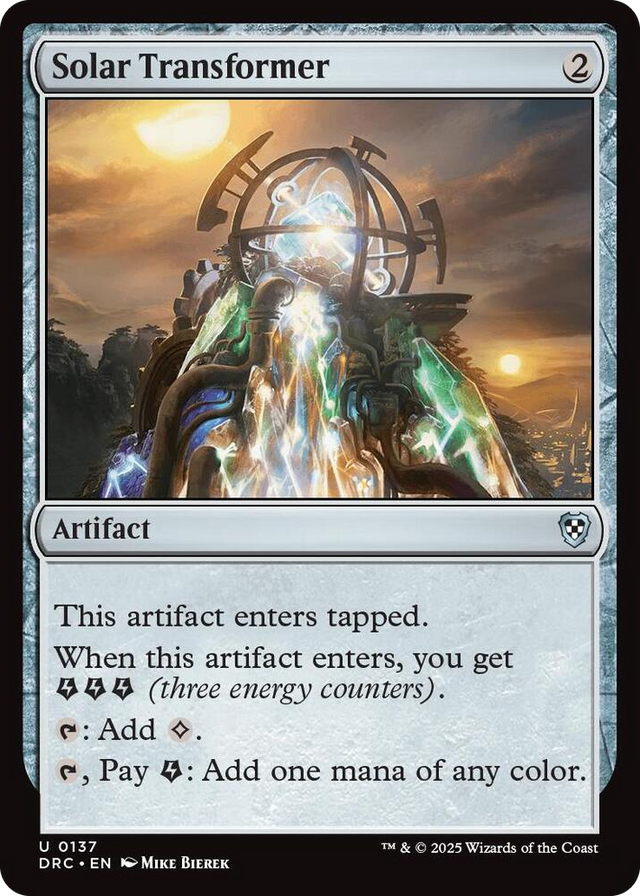 0137 Solar Transformer U Commander: Aetherdrift
