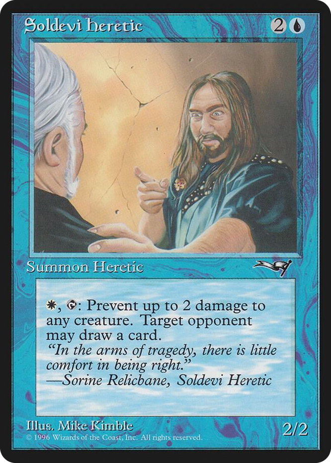0050 Soldevi Heretic (Blue Robe) C Alliances