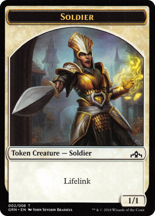 0002 Soldier (002) // Soldier (006) Token T Guilds of Ravnica: Guild Kits