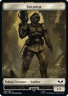 0002 Soldier (002) // Zephyrim Double-Sided Token T Universes Beyond: Warhammer 40,000