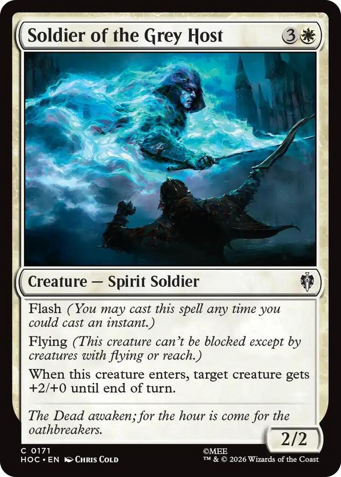 Soldier of the Grey Host #171 C - The Hobbit: Eternal-Legal Pokemon card