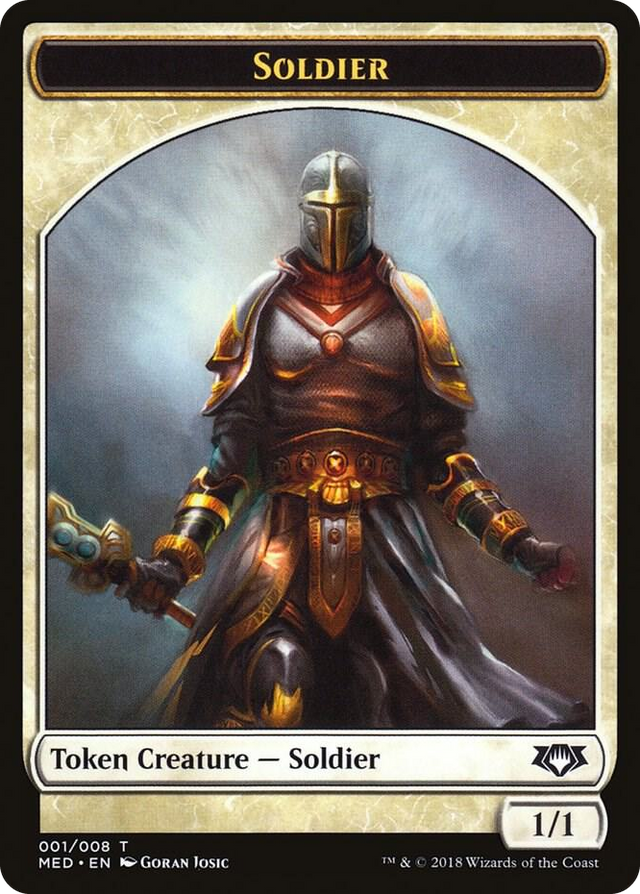 0001 Soldier Token T Mythic Edition: Guilds of Ravnica