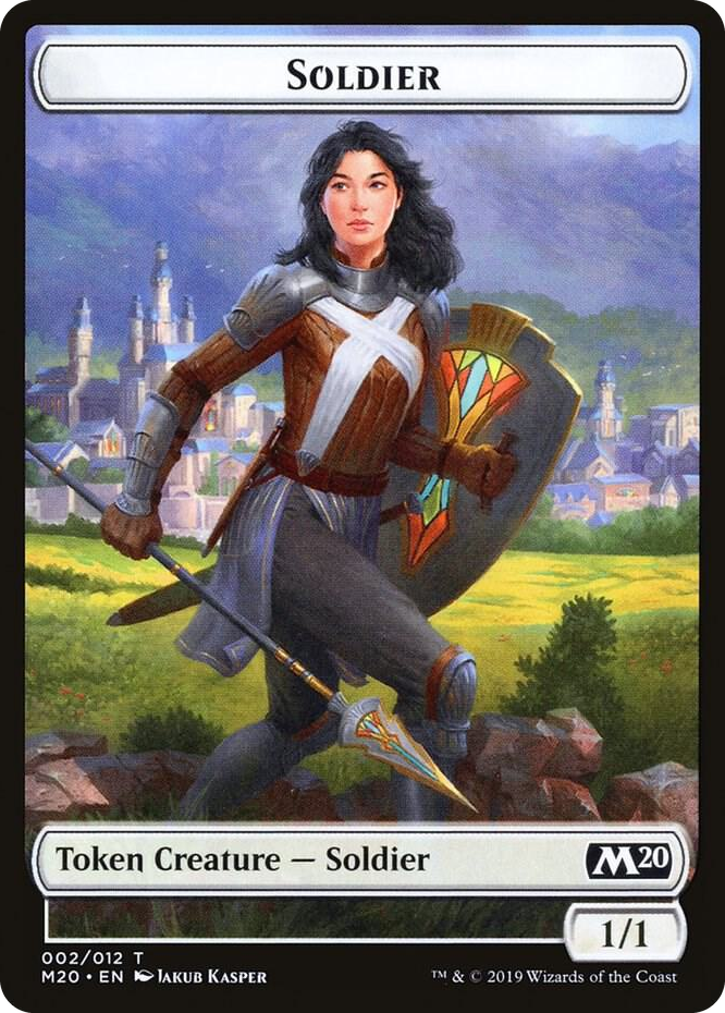 0002 Soldier Token T Core Set 2020