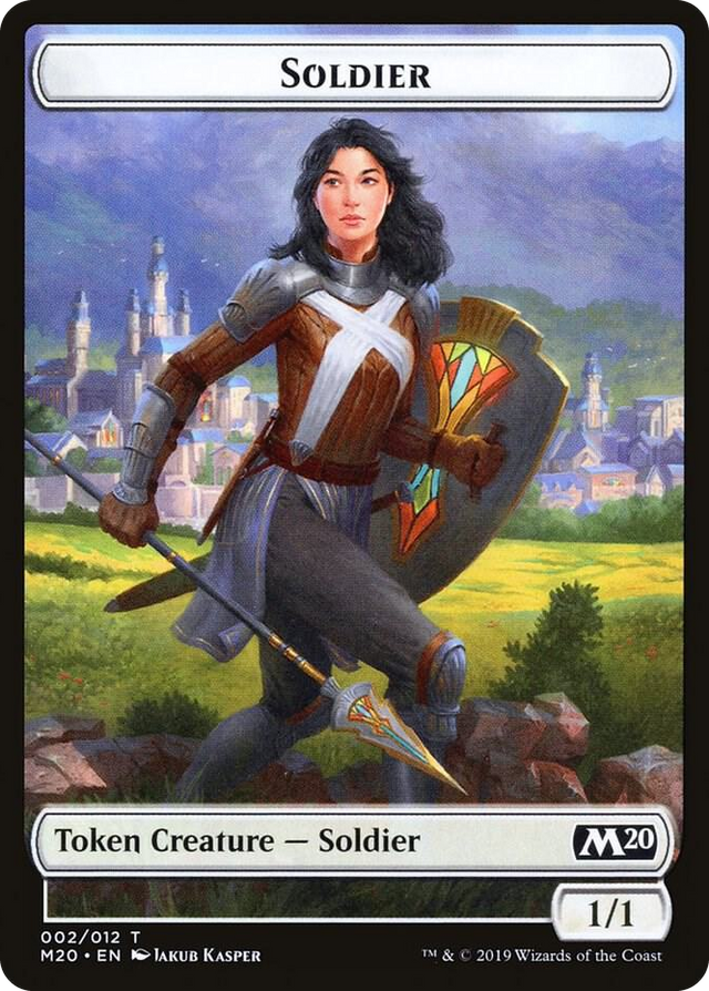 0002 Soldier Token T Core Set 2020