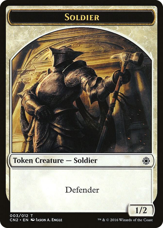 0003 Soldier Token (003) T Conspiracy: Take the Crown
