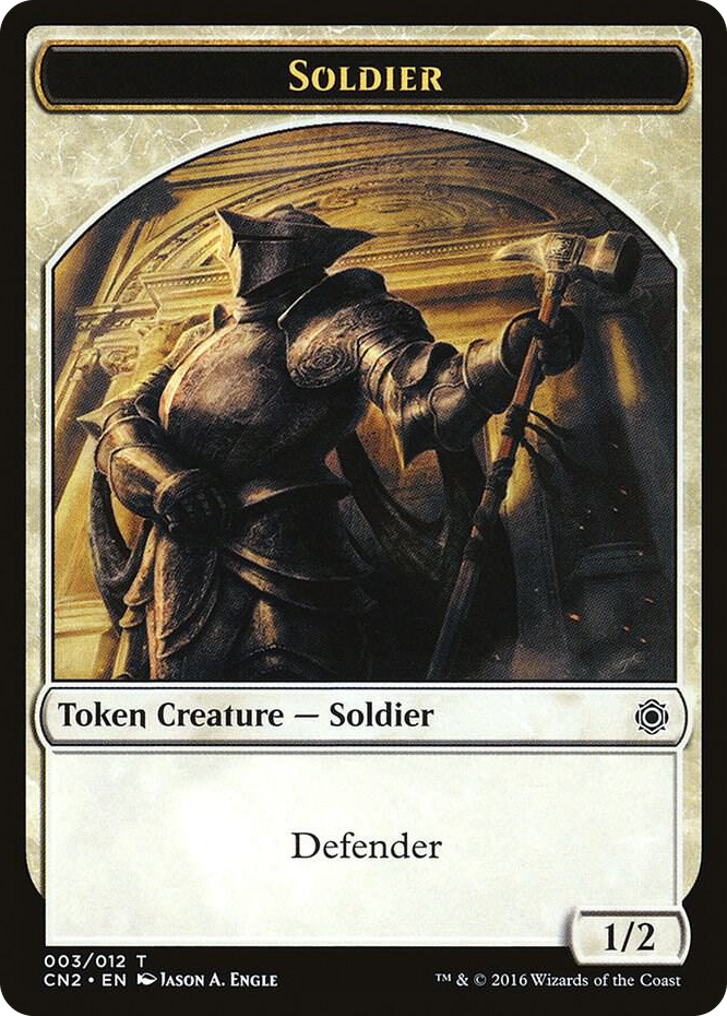 Soldier Token (003) #3 T - Conspiracy: Take the Crown Pokemon card