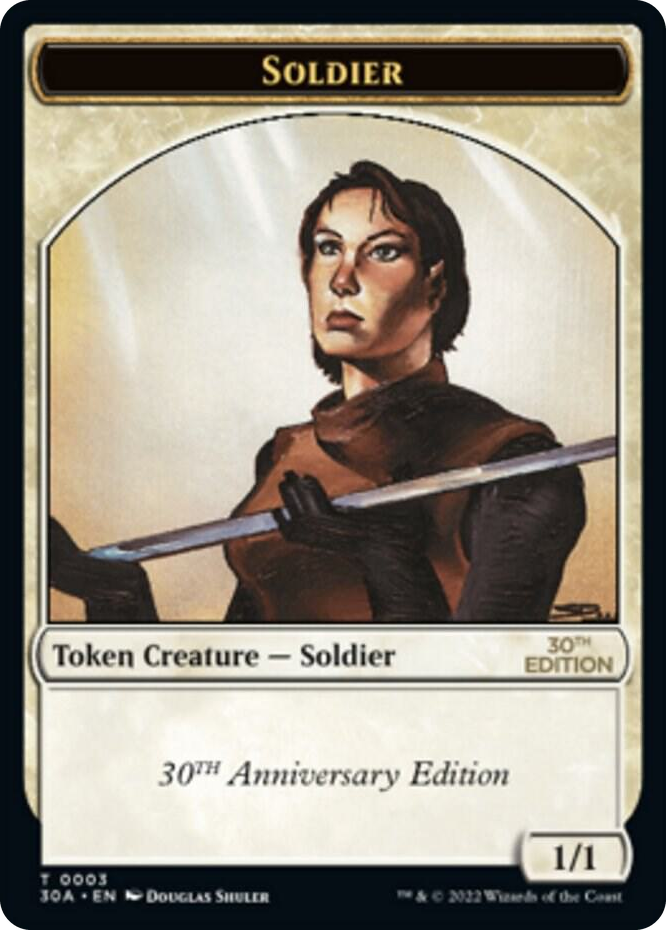 0003 Soldier Token T 30th Anniversary Edition