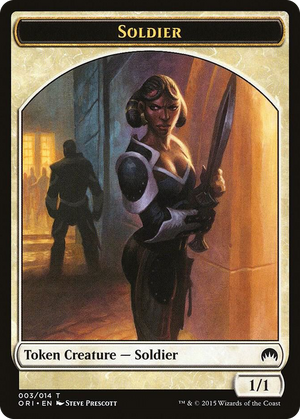 0003 Soldier Token T Magic Origins