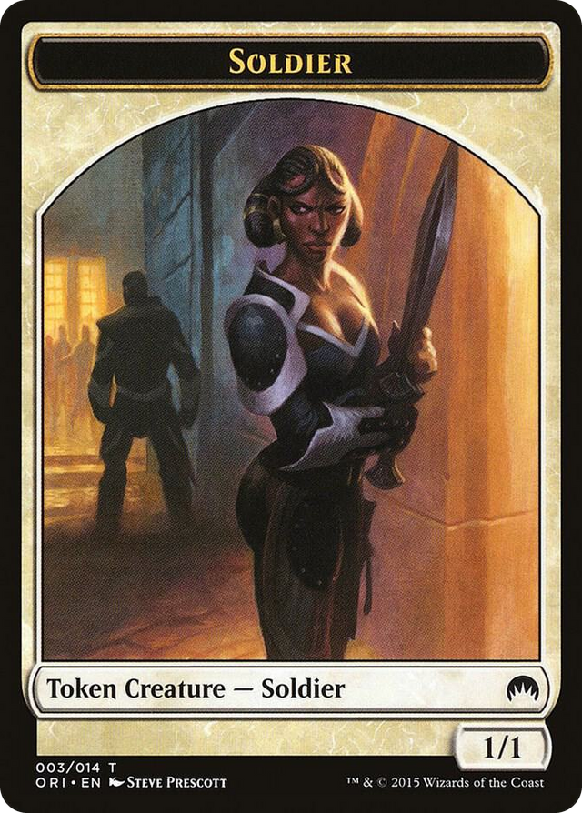 0003 Soldier Token T Magic Origins