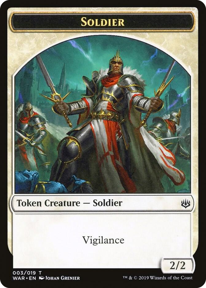0003 Soldier Token T War of the Spark