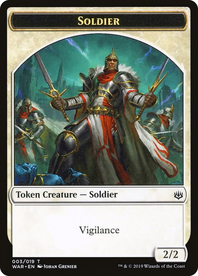 0003 Soldier Token T War of the Spark