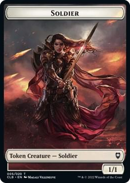 0005 Soldier Token T Commander Legends: Battle for Baldur's Gate
