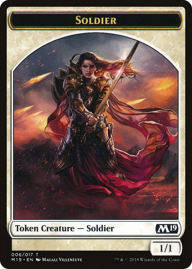 0006 Soldier Token T Core Set 2019