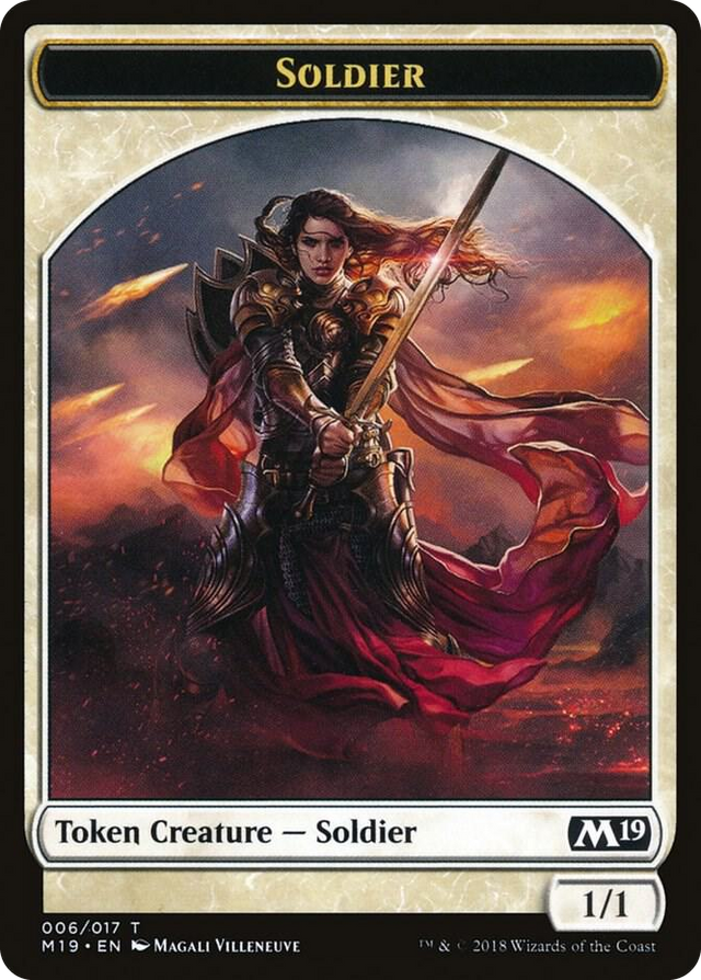 0006 Soldier Token T Core Set 2019