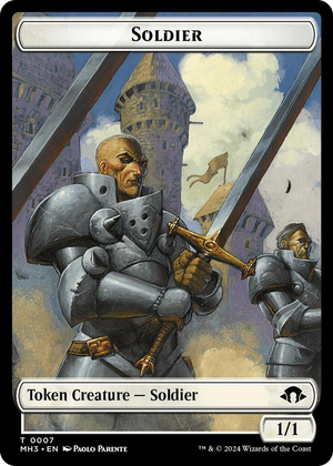 0007 Soldier Token T Modern Horizons 3