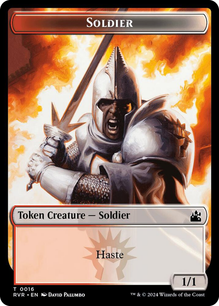 Soldier Token #16 T - Ravnica Remastered Pokemon card
