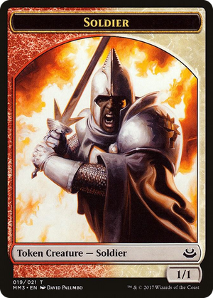 0019 Soldier Token (019) T Modern Masters 2017