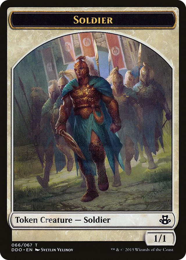 0066 Soldier Token T Duel Decks: Elspeth vs. Kiora