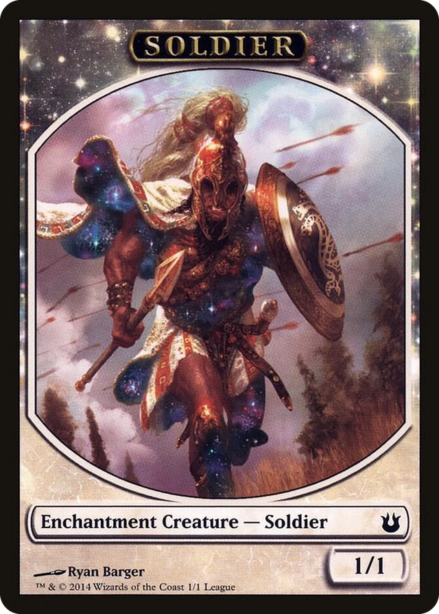 0001 Soldier Token (Born of the Gods) T League Promos